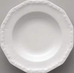 Suppenteller, 23 cm, Maria / Weiß