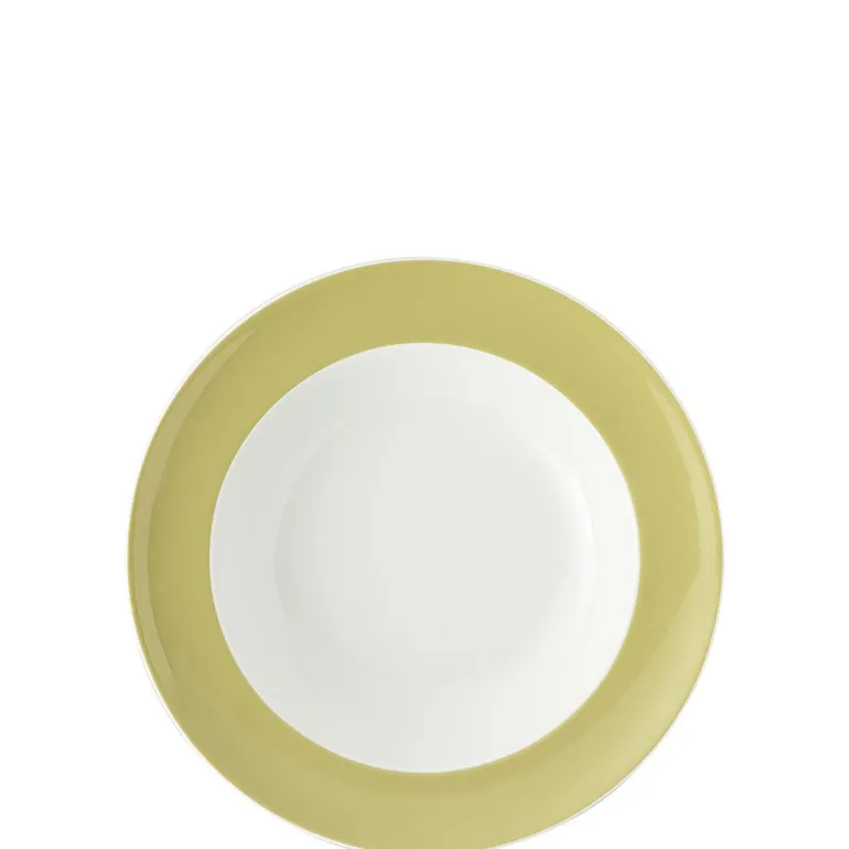 Suppenteller, 23 cm, Sunny Day / Avocado Green