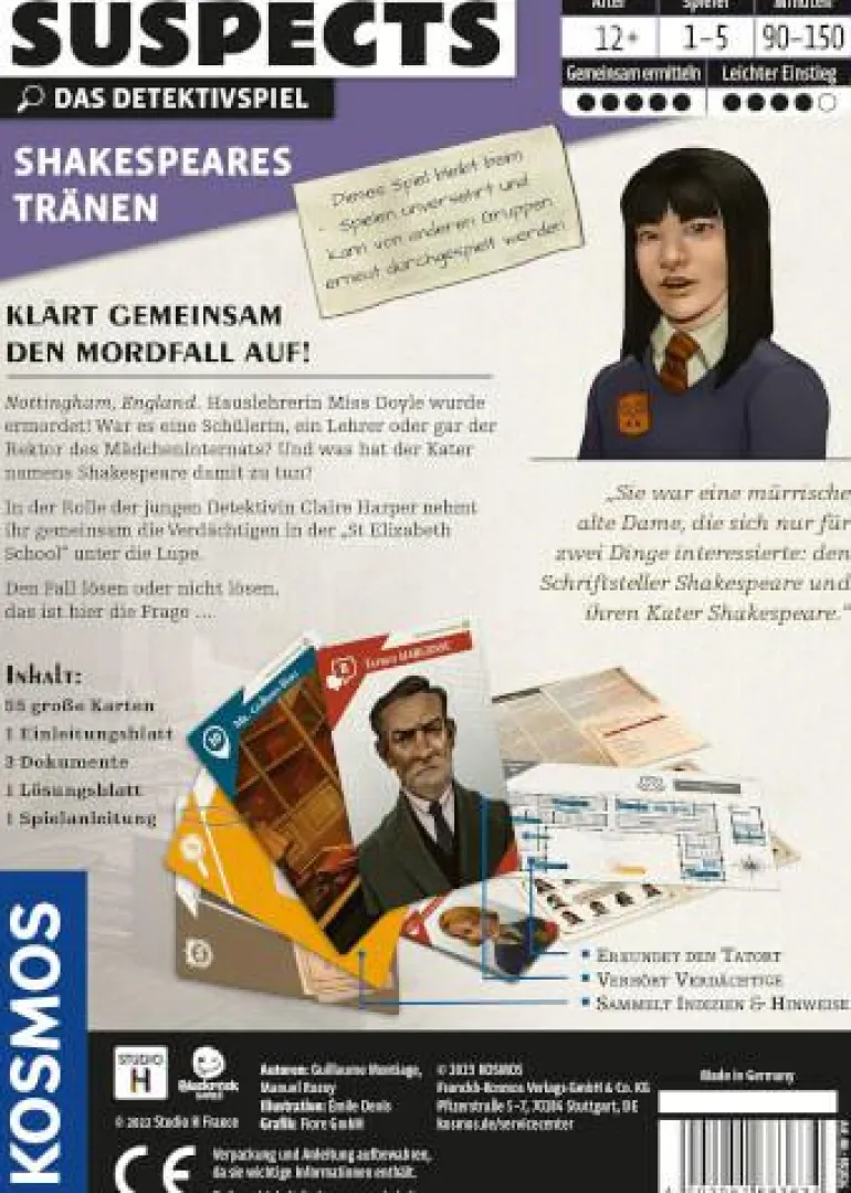 Suspects: Shakespeares Tränen