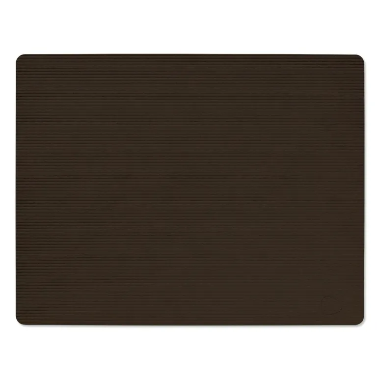 Table Mat Square L Corduroy Hazel