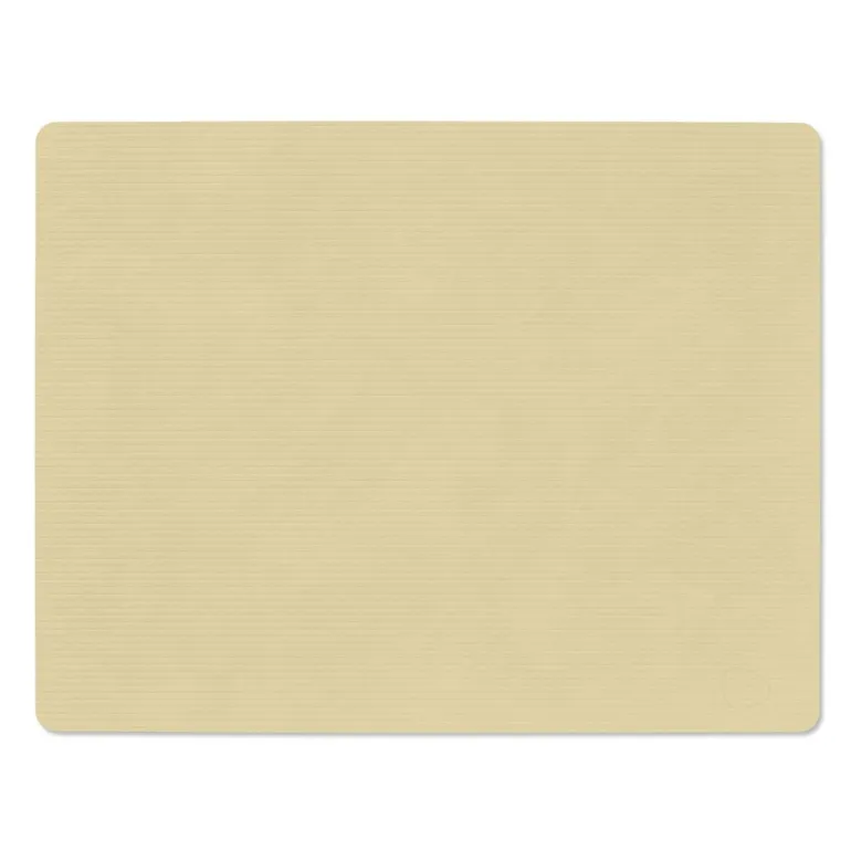 Table Mat Square L Corduroy Lemon Sorbet