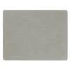Table Mat Square L Corduroy Light Grey