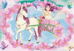 TapirElla Diamantbilder Einhorn und Elfe