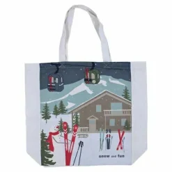 Tasche Winter Spaß 41x36x13cm
