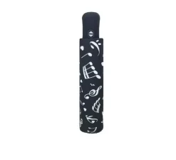 Taschenschirm mit Musiknoten, L28cm, Ø90cm