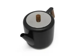 Teekanne Duet Boston 1,1L schw. matt Holz