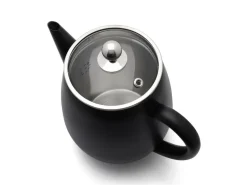 Teekanne Duet Eva 1,1L schwarz matt