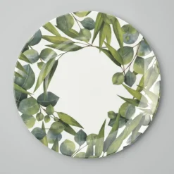 Teller flach 32 cm Eukalyptus Fine Bone China