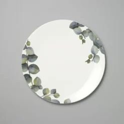 Teller flach 24 cm Eukalyptus Fine Bone China