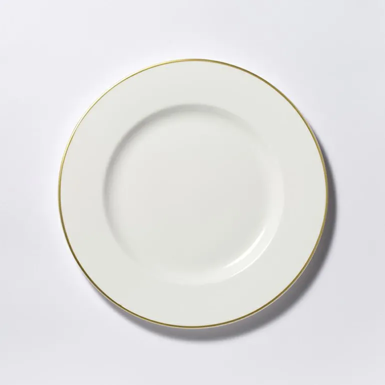 Teller flach 26,5 cm Golden Lane Fine Bone China