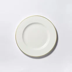 Teller flach 21 cm Golden Lane Fine Bone China