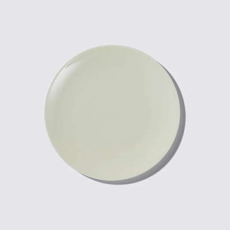 Teller flach 21cm Pastell Khaki Fine Bone China