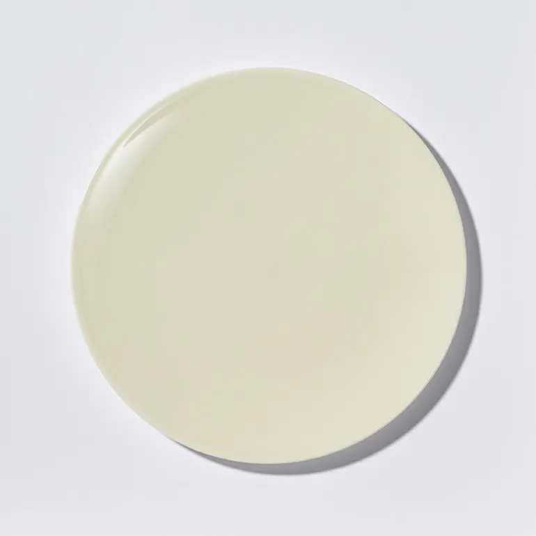 Teller flach 28 cm Pastell Sand Fine Bone China