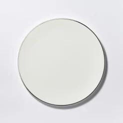Teller flach 26 cm Platin Lane Pure Fine Bone Chin