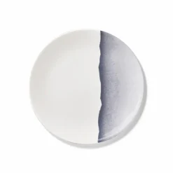 Teller flach 24 cm Silhouette Anthrazit Fine Bone