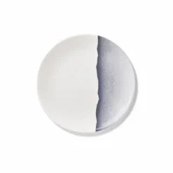 Teller flach 21 cm Silhouette Anthrazit Fine Bone