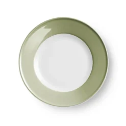 Teller flach Fahne 26 cm Khaki Solid Color