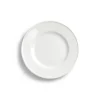 Teller flach Fahne 21 cm Weiss Solid Color