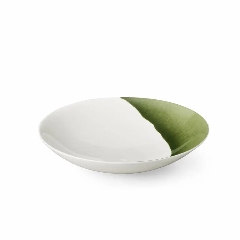 Teller tief 24 cm Silhouette Khaki Fine Bone China