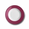 Teller tief Fahne 23 cm Himbeere Solid Color
