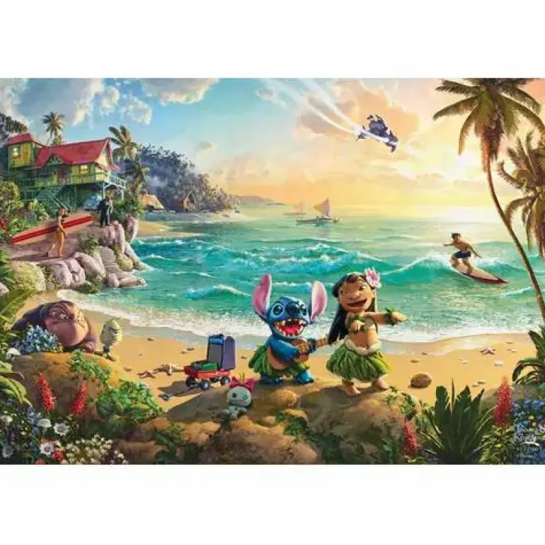 Thomas Kinkade: Disney Lilo & Stitch - Puzzle 200