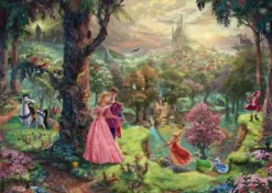 Thomas Kinkade: Dornröschen - Puzzle 1000 Teile