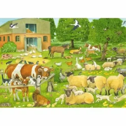 Tierkinder Auf Dem Bauernhof 100 Teile