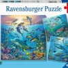 Tierwelt des Ozeans - Puzzle 3x49 Teile