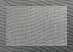 Tischset - Grau - mit gewebtem Rand 33x46 cm