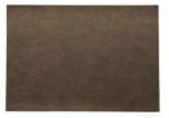 Tischset, veganes Leder aus PU, nougat 33x46 cm