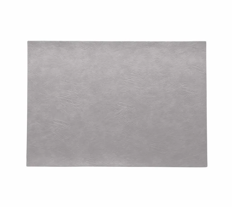 Tischset, veganes Leder aus PU, silberne Wolke 33x
