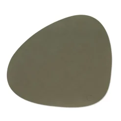 Tischuntersatz curve L 37x44cm Army Green/Nupo 1,2