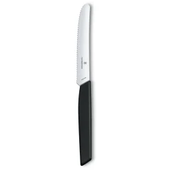 Tomaten-/Tafelmesser 11cm schwarz Swiss Modern