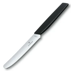 Tomaten-/Tafelmesser 11cm schwarz Swiss Modern