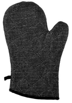 Topfhandschuh weiss/schwarz 50% Bio-Baumwolle, 50%