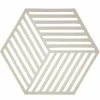 Topfuntersetzer Hexagon Warm Grey