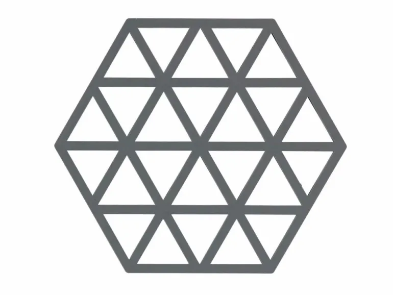 Topfuntersetzer Triangles Cool Grey