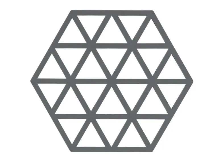 Topfuntersetzer Triangles Cool Grey