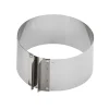 Tortenring Edelstahl mit Griffen 7cm