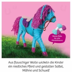 Traumpferd - Einfache Wickel-Technik mit Wolle
