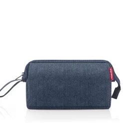Travelcosmetic Herringbone Dark Blue Kosmetiktasch