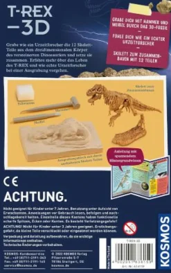 T-REX - 3D - T-REX-Skelett zum Ausgraben