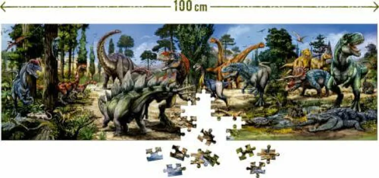 T-Rex World - Panorama-Puzzle 250 Teile