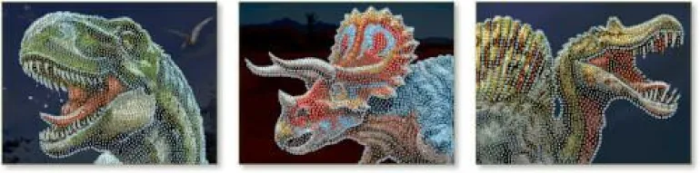 T-Rex World - Crystal Glow Pictures-Diamond Painti