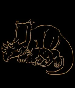 T-Rex World - Metallic-Malen mit Metallic-Buntstif