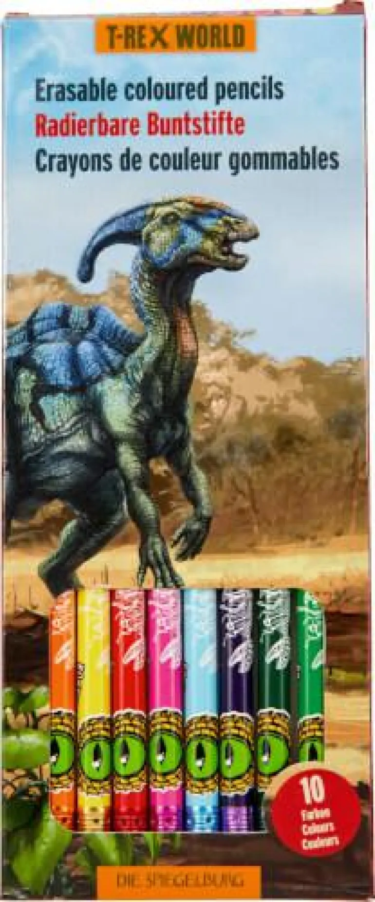 T-Rex World - Radierbare Buntstifte