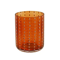 Trinkglas Dotty orange 8x10cm 400ml