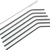 Trinkhalme STEEL, gebogen