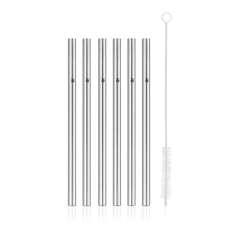 Trinkhalm-Set Baric Cromargan® 6-teilig mit Reinig