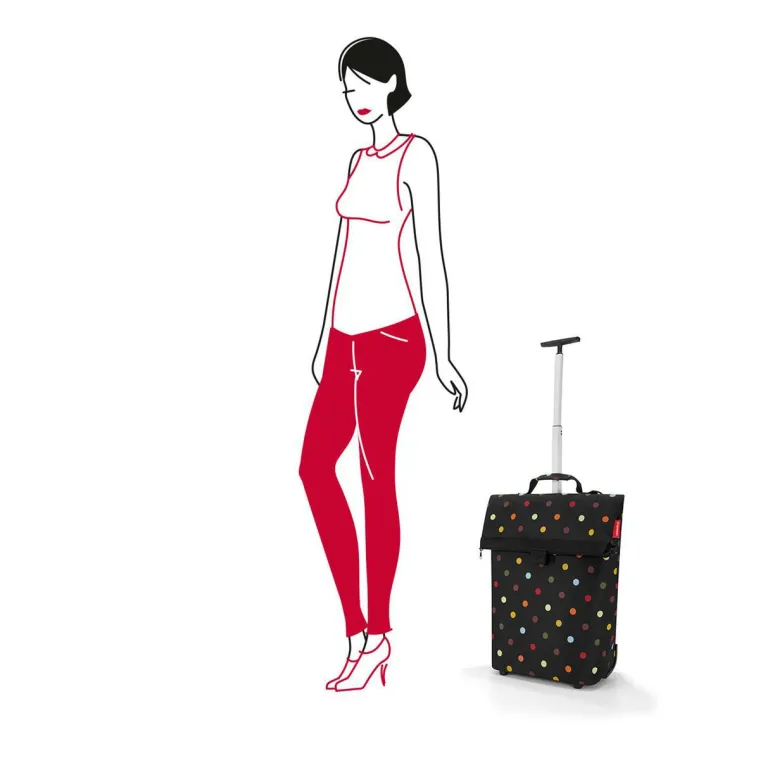 Trolley M dots Tasche auf Rollen